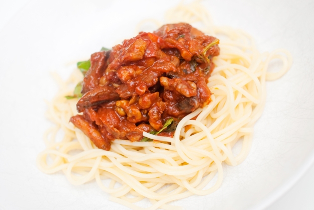 BOLOGNESE: Soppbasert saus som gjør seg nydelig med nykokt pasta. 